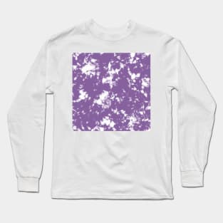 Orchid purple Storm - Tie Dye Shibori Texture Long Sleeve T-Shirt